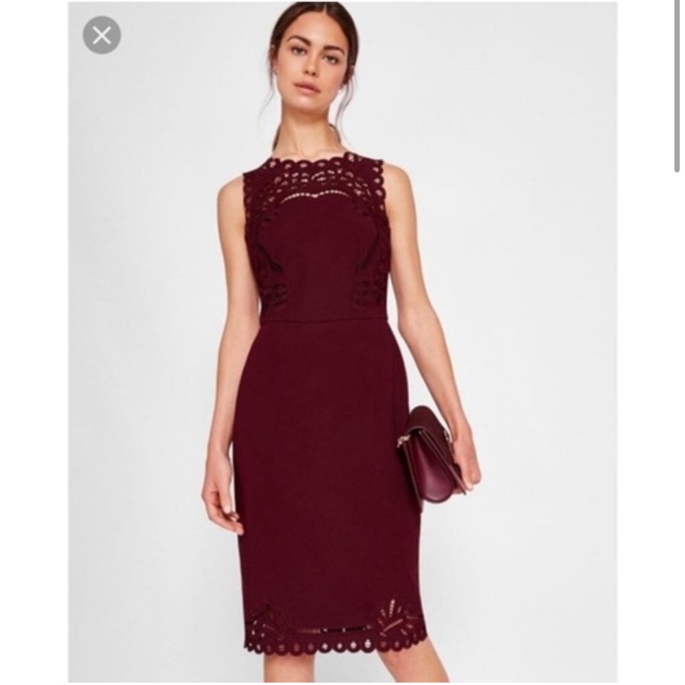 Ted baker Verita dress midi mid length sheath dress